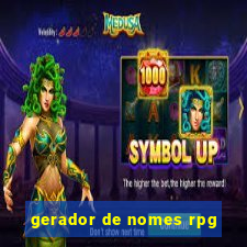 gerador de nomes rpg